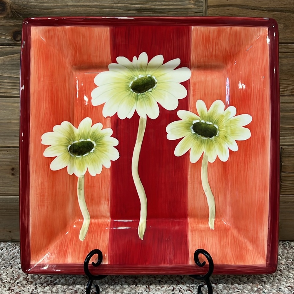 JAY IMPORT COMPANY Gerber Daisy Platter